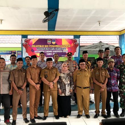 Pemerintah Desa Cintaratu Lantik 4 Perangkat Terpilih