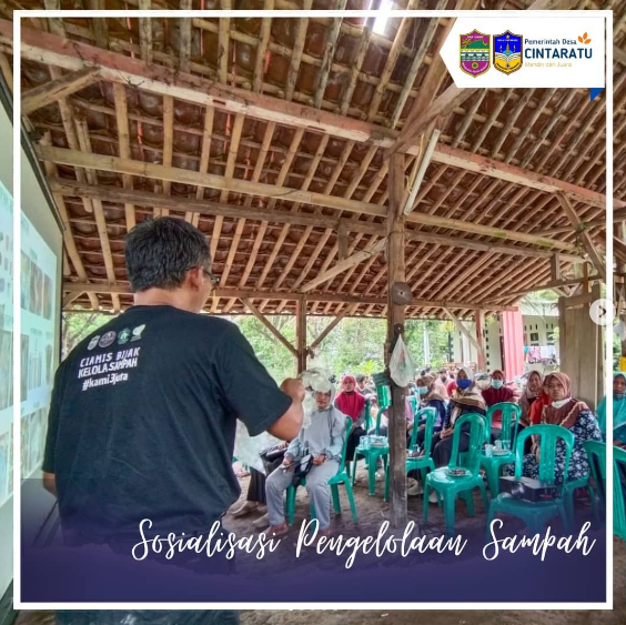 Lakukan Kerjasama, Bank Sampah Ciamis dan Bank Sampah Guyub Rukun Cintaratu Adakan Sosialisasi