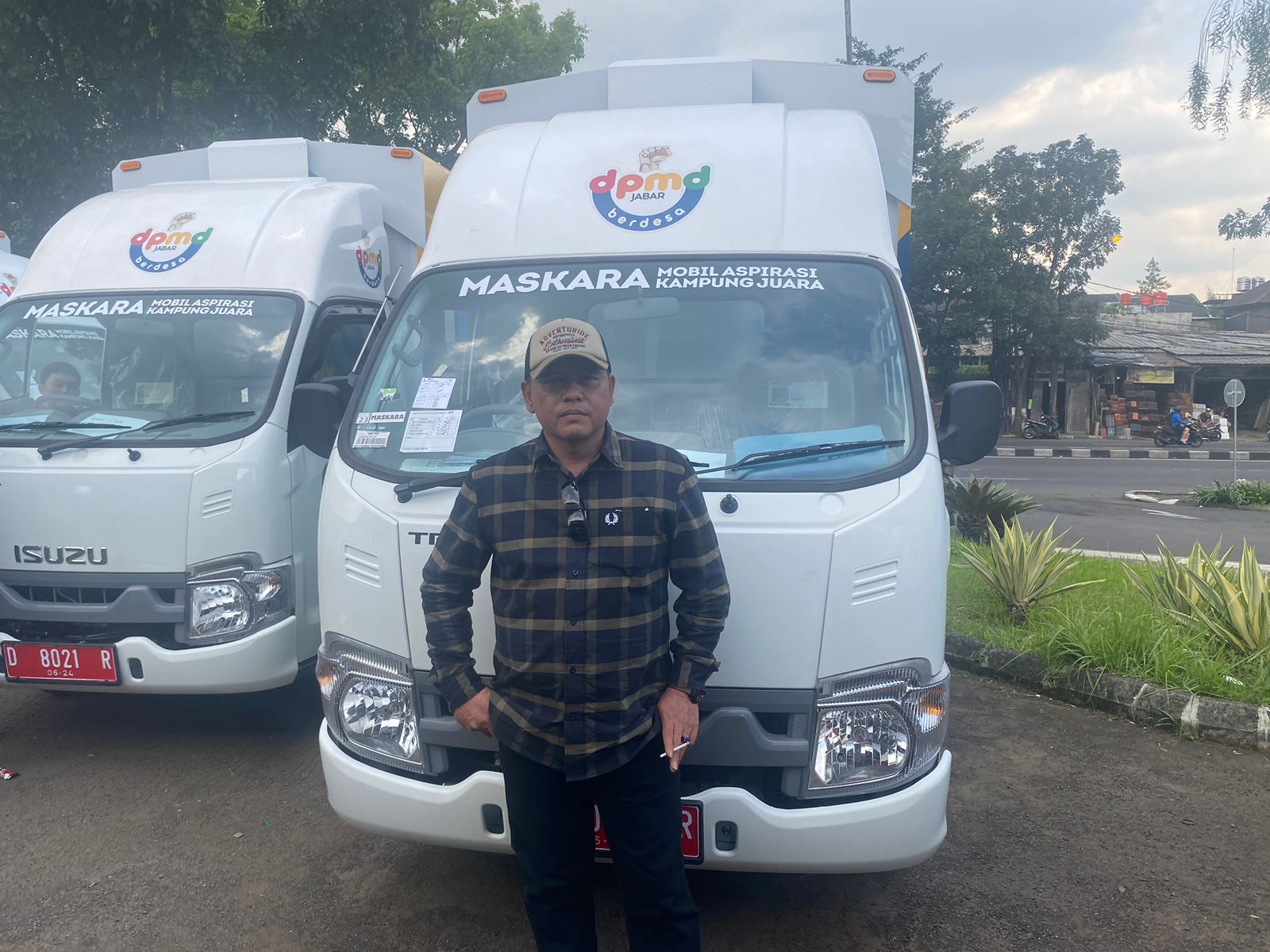 RAIH STRATA MANDIRI, DESA CINTARATU DAPATKAN APRESIASI MOBIL MASKARA